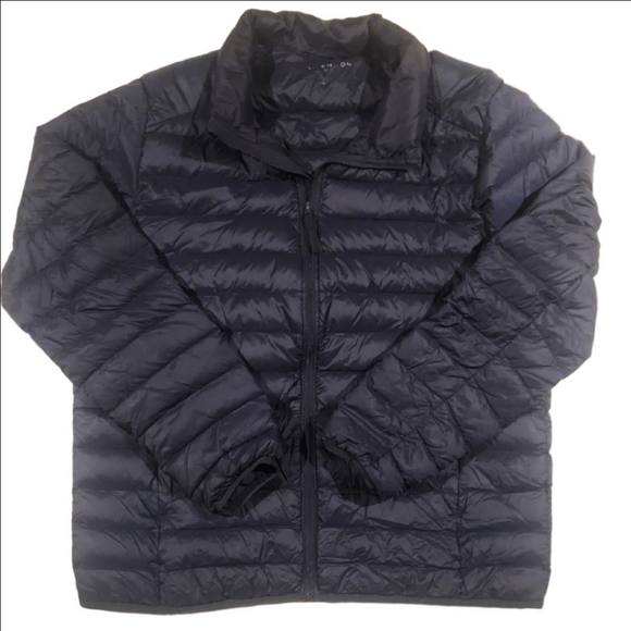 unknown Other - Men's Navy Blue Puffer Jacket
